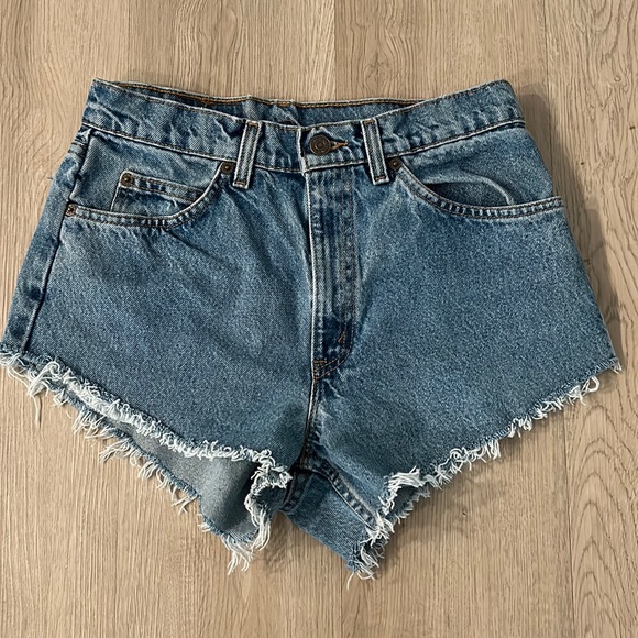 Levi's Pants - Levi’s Vintage Denim Shorts Orange Tab